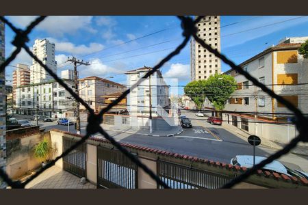 Vista da Sala de apartamento para alugar com 3 quartos, 120m² em Marapé, Santos