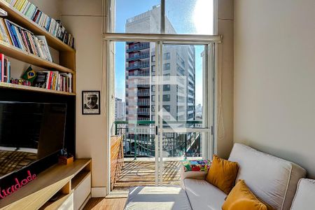 Sala de apartamento à venda com 1 quarto, 48m² em Vila Mariana, São Paulo