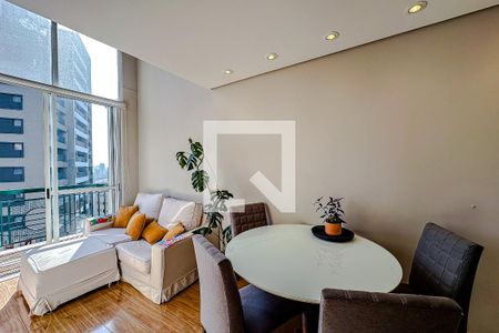 Sala de apartamento à venda com 1 quarto, 48m² em Vila Mariana, São Paulo