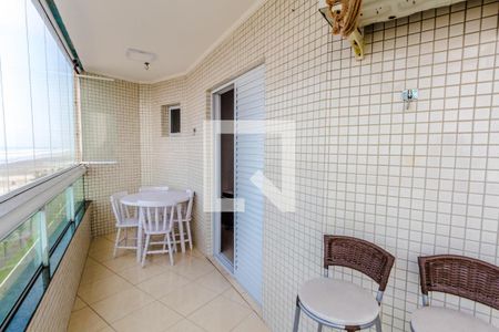 Varanda de apartamento para alugar com 3 quartos, 120m² em Vilamar, Praia Grande