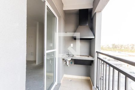 Varanda de apartamento à venda com 2 quartos, 58m² em Vila Metalúrgica, Santo André