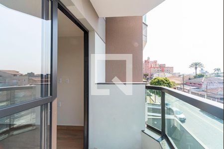 Varanda da Sala de apartamento para alugar com 2 quartos, 60m² em Vila Leopoldina, Santo André