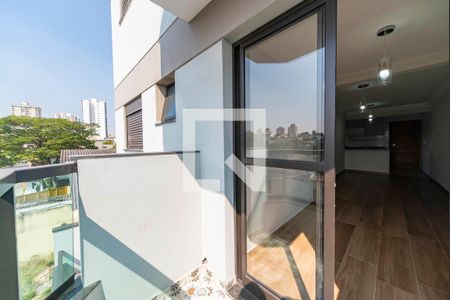 Varanda da Sala de apartamento para alugar com 2 quartos, 60m² em Vila Leopoldina, Santo André