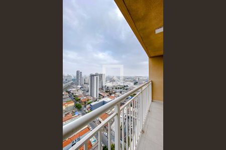 Varanda da Sala de apartamento à venda com 1 quarto, 29m² em Belenzinho, São Paulo