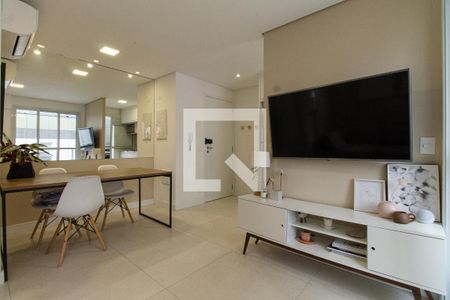 Sala de apartamento à venda com 1 quarto, 43m² em Vila Mariana, São Paulo