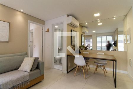 Sala de apartamento à venda com 1 quarto, 43m² em Vila Mariana, São Paulo