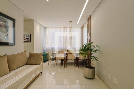 Sala de apartamento à venda com 3 quartos, 134m² em Cidade Nova, Belo Horizonte