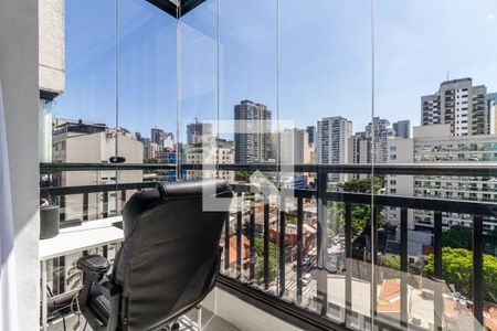 Varanda de apartamento para alugar com 1 quarto, 28m² em Pinheiros, São Paulo