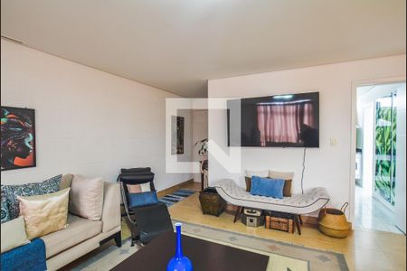 Sala de apartamento à venda com 2 quartos, 88m² em Campestre, Santo André