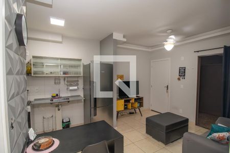 Sala de apartamento para alugar com 2 quartos, 53m² em Subsetor Leste - 8 (l-8), Ribeirão Preto