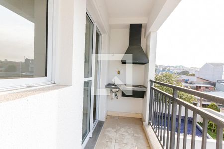 Varanda de apartamento à venda com 2 quartos, 58m² em Vila Metalúrgica, Santo André