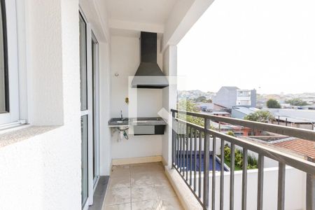 Varanda de apartamento à venda com 2 quartos, 58m² em Vila Metalúrgica, Santo André