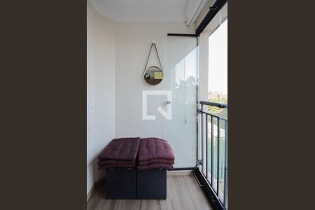 sacada da sala de apartamento à venda com 2 quartos, 54m² em Jardim Olavo Bilac, São Bernardo do Campo