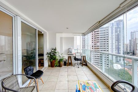 Varanda da Sala de apartamento para alugar com 3 quartos, 100m² em Jardim Anália Franco, São Paulo