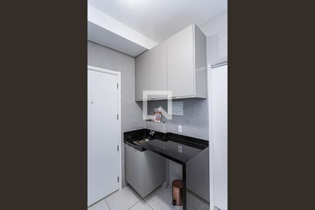 cozinha  de apartamento para alugar com 1 quarto, 42m² em Vila Palmeiras, São Paulo