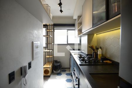 Cozinha de kitnet/studio à venda com 1 quarto, 27m² em Vila Dom Pedro I, São Paulo