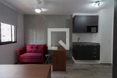 Sala/Quarto/Cozinha de apartamento para alugar com 1 quarto, 24m² em Butantã, São Paulo