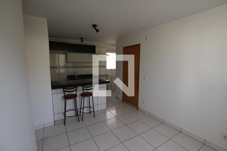 Sala de apartamento para alugar com 2 quartos, 44m² em Moinho dos Ventos, Goiânia