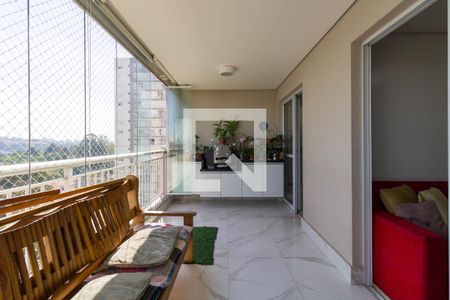 Varanda Sala de apartamento à venda com 3 quartos, 110m² em Jardim Vazani, São Paulo