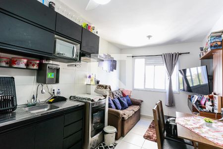 cozinha de apartamento à venda com 2 quartos, 34m² em Jardim Celeste, São Paulo