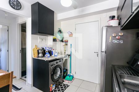 cozinha de apartamento à venda com 2 quartos, 34m² em Jardim Celeste, São Paulo