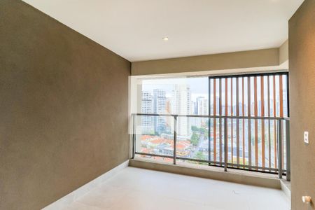 Varanda da Sala de apartamento à venda com 2 quartos, 76m² em Itaim Bibi, São Paulo