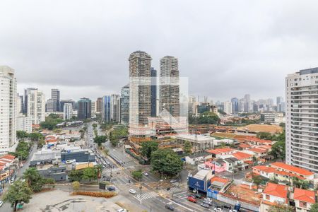 Vista da Varanda da Sala de apartamento à venda com 2 quartos, 76m² em Itaim Bibi, São Paulo