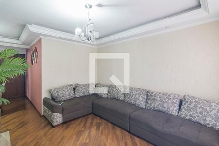 Sala de apartamento à venda com 3 quartos, 90m² em Vila São Pedro, Santo André