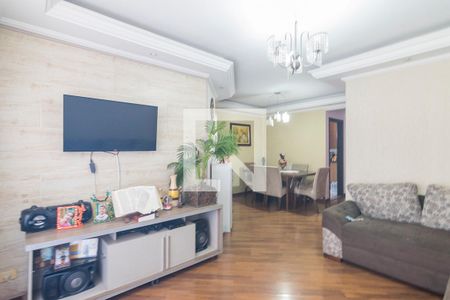 Sala de apartamento à venda com 3 quartos, 90m² em Vila São Pedro, Santo André