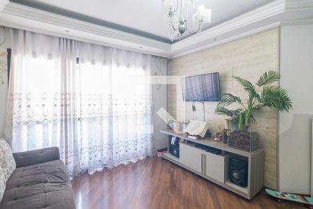 Sala de apartamento à venda com 3 quartos, 90m² em Vila São Pedro, Santo André