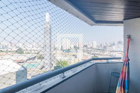 Varanda de apartamento à venda com 3 quartos, 90m² em Vila São Pedro, Santo André