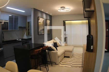 Sala de apartamento para alugar com 2 quartos, 62m² em Jardim Independência, São Paulo