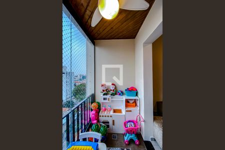 Varanda da Sala de apartamento à venda com 2 quartos, 50m² em Vila Bertioga, São Paulo