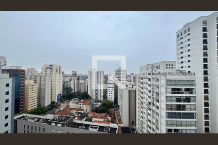 Vista da Varanda de kitnet/studio para alugar com 1 quarto, 33m² em Jardim Paulista, São Paulo