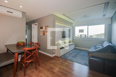 Sala de apartamento à venda com 3 quartos, 76m² em São Sebastião, Porto Alegre