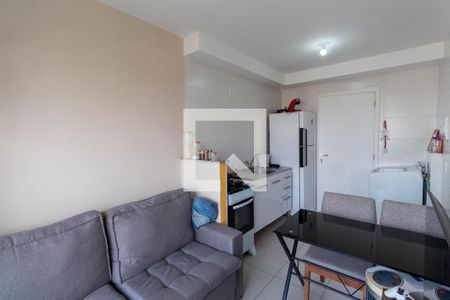 Sala/Cozinha de apartamento para alugar com 1 quarto, 31m² em Vila Ré, São Paulo