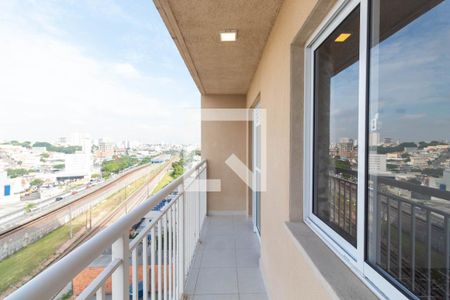 Varanda da Sala de apartamento para alugar com 1 quarto, 31m² em Vila Ré, São Paulo