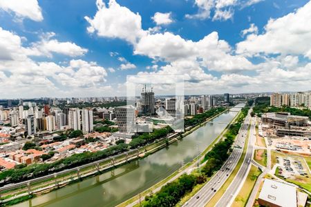 Vista da Varanda de apartamento à venda com 2 quartos, 142m² em Chácara Itaim, São Paulo