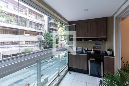 Varanda da Sala de apartamento à venda com 2 quartos, 68m² em Tijuca, Rio de Janeiro