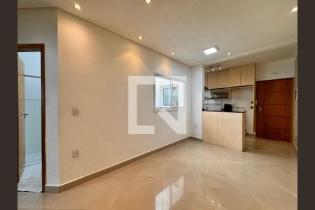 Sala de apartamento à venda com 2 quartos, 45m² em Vila Guaraciaba, Santo André