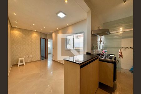 Sala de apartamento à venda com 2 quartos, 45m² em Vila Guaraciaba, Santo André