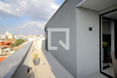 Varanda sala de apartamento à venda com 3 quartos, 119m² em União, Belo Horizonte