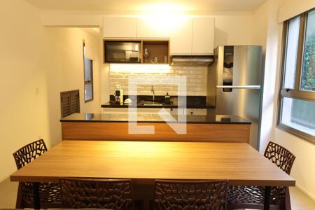 Sala de Jantar de apartamento para alugar com 1 quarto, 46m² em Vila Nova Conceição, São Paulo