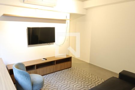 Sala de apartamento para alugar com 1 quarto, 46m² em Vila Nova Conceição, São Paulo