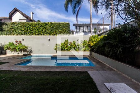 Vista da Sala de casa de condomínio para alugar com 4 quartos, 385m² em Residencial Seis (alphaville), Santana de Parnaíba