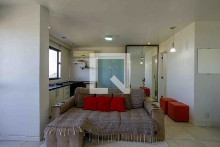 Sala de apartamento para alugar com 1 quarto, 63m² em Recreio dos Bandeirantes, Rio de Janeiro