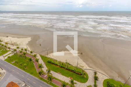 Sala de apartamento para alugar com 1 quarto, 50m² em Guilhermina, Praia Grande