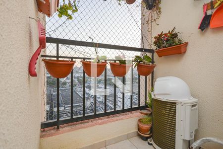 Sacada Sala de apartamento à venda com 2 quartos, 50m² em Jurubatuba, São Paulo