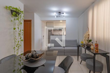 Sala de apartamento à venda com 2 quartos, 49m² em Dona Clara, Belo Horizonte