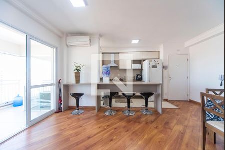 Sala de apartamento para alugar com 2 quartos, 75m² em Vila Apiai, Santo André